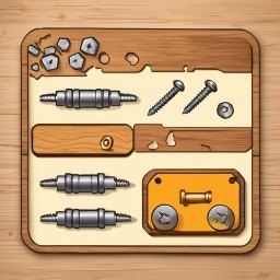 Screw Puzzle: Nuts & Bolts