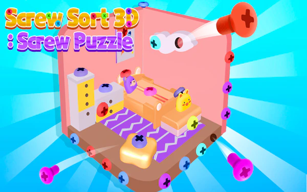 Screw Sort 3D Screw Puzzle