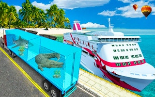 Sea Animal Cargo Truck game cover