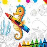 Sea Animal Coloring Book