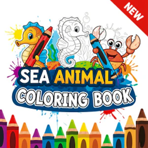 Sea Animal Coloring Book Thumbnail