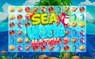 Sea World Match 3 game cover