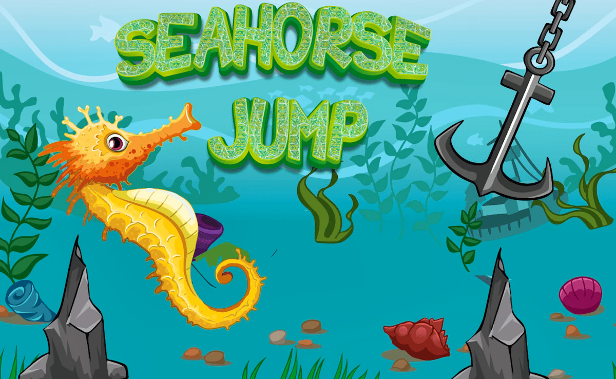Play Seahorse Jump — free online Animal game