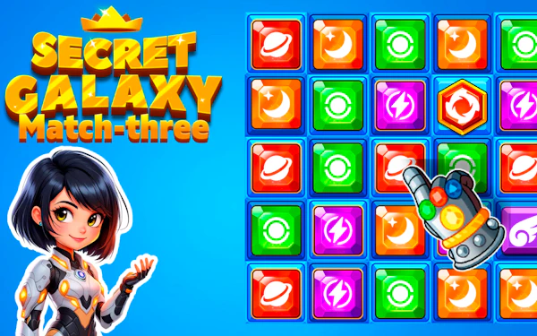 Secret Galaxy. Match-three