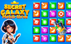 Secret Galaxy. Match-three