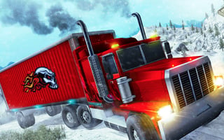 Semi Truck Snow Simulator game cover