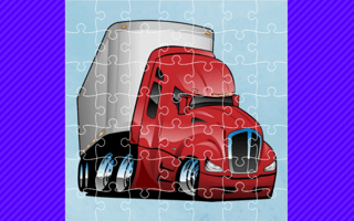 Semi Trucks Jigsaw game cover