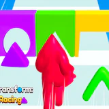 Shape Transform Blob Racing