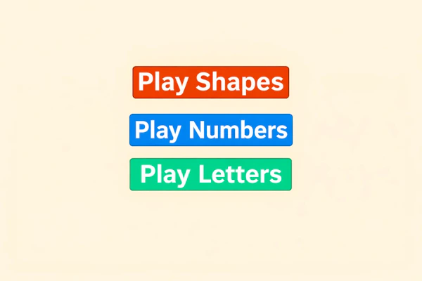 Shapes Numbers Letters