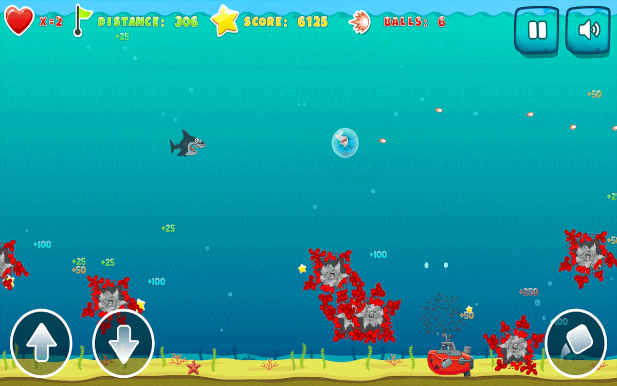 Play Shark Havoc — free online Sharks game