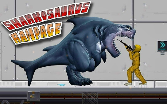 Sharkosaurus Rampage 🕹️ Play Now on GamePix