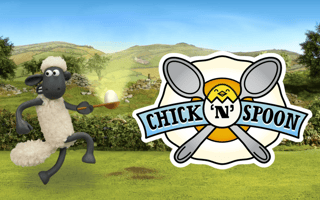 Shaun The Sheep: Chick'n'spoon game cover