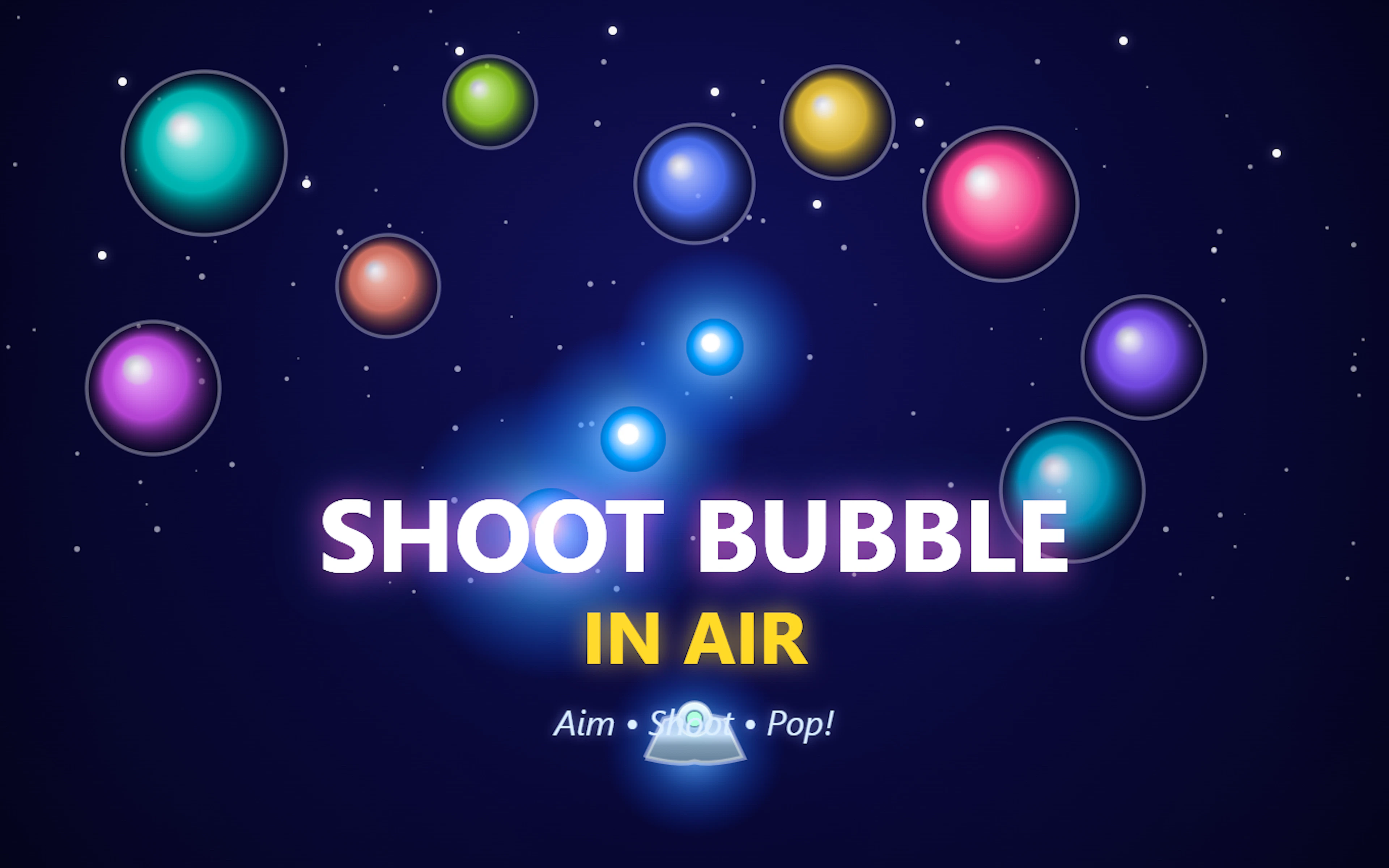 Shoot Bubble in Air