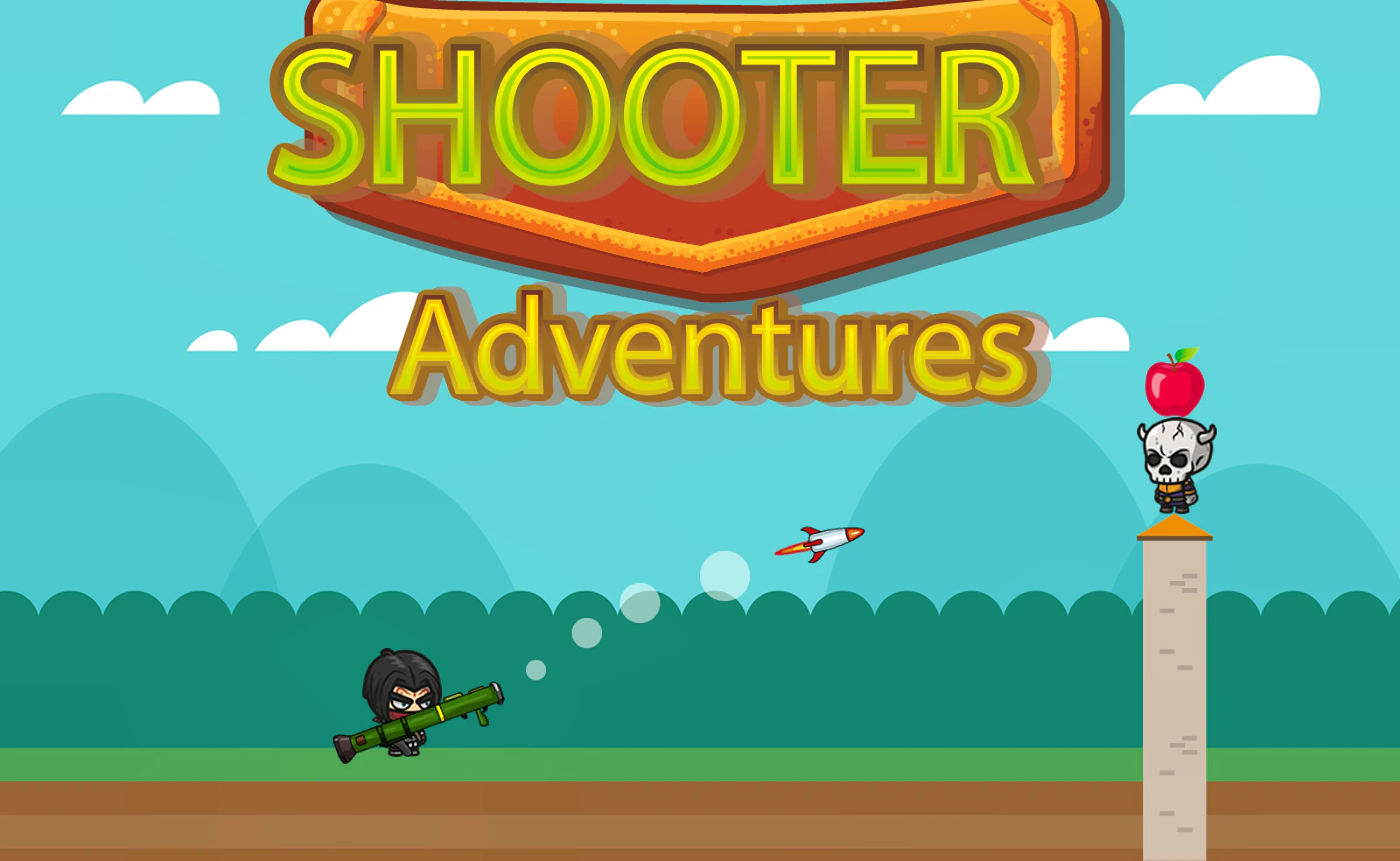 Shooter Adventures — free online action game on Glaze Games