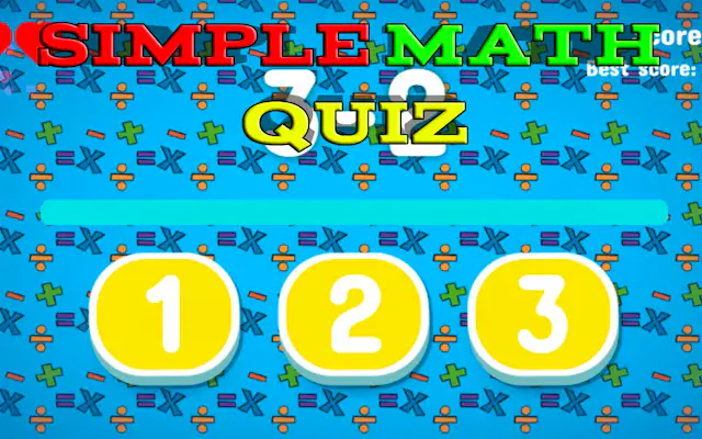 Simple Math Quiz