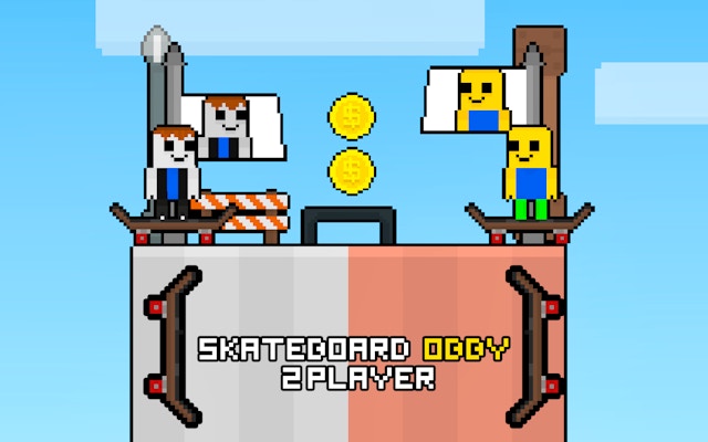 Skateboard Obby 2 Player