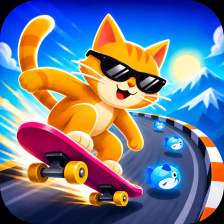 Skater Kitty game thumbnail