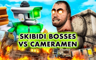 Skibidi Bosses Vs Cameramen game cover