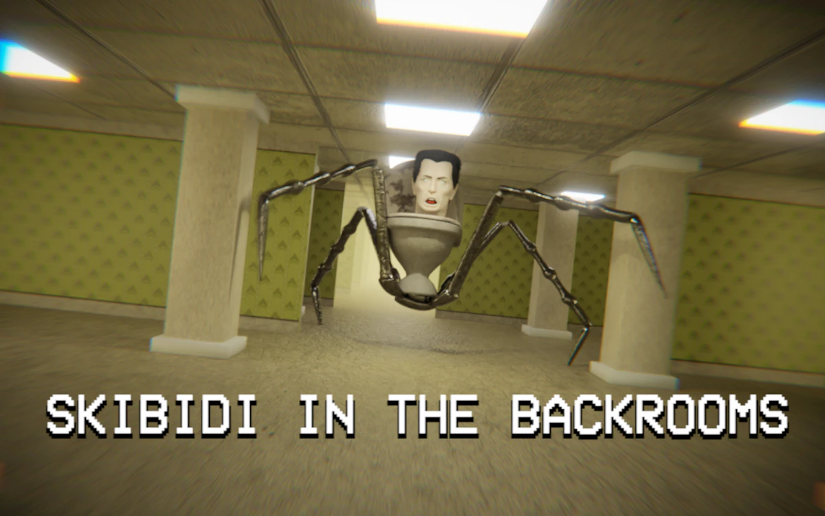 Play Skibidi in the Backrooms — free online Action game