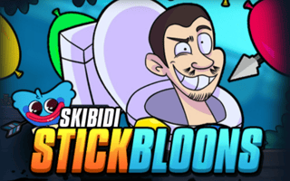 Skibidi Stickbloons game cover