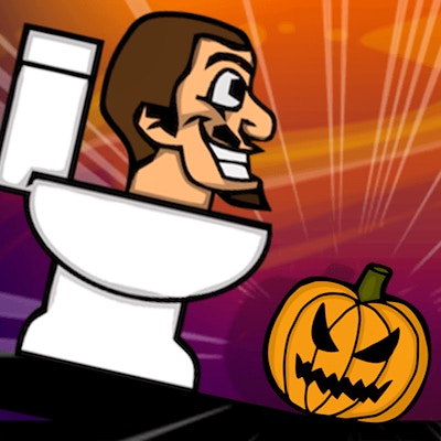 Skibidi Toilet And The Pumpkin By Gamepix