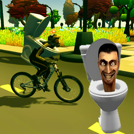 Skibidi Toilet Bike Riding game thumbnail