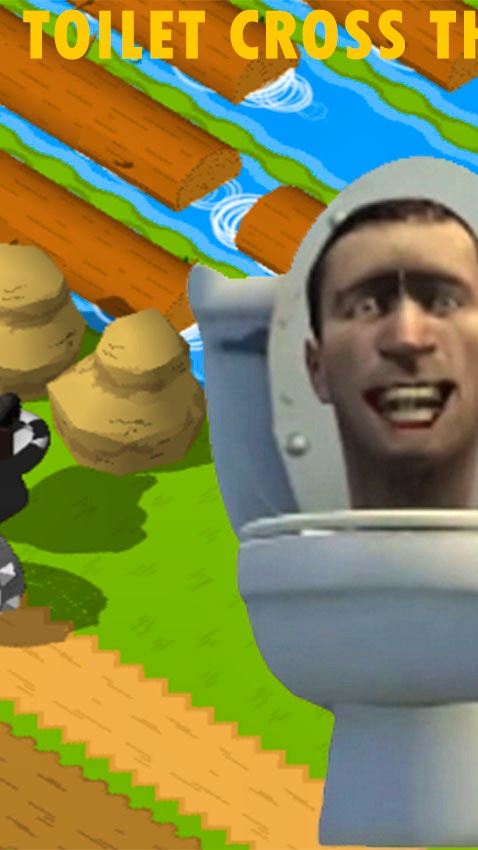 Skibidi Toilet Cross The Road