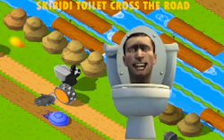 Skibidi Toilet Cross The Road