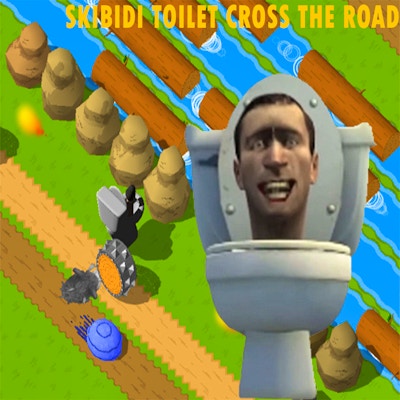 Skibidi Toilet Cross The Road By Gamepix