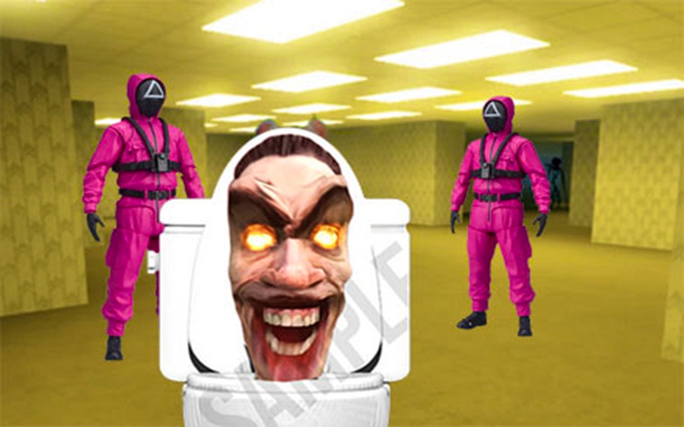 Skibidi Toilet in Squid Game Backrooms