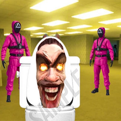 Skibidi Toilet in Squid Game Backrooms By Gamepix