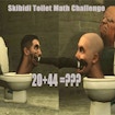 Skibidi Toilet Math challenge banner