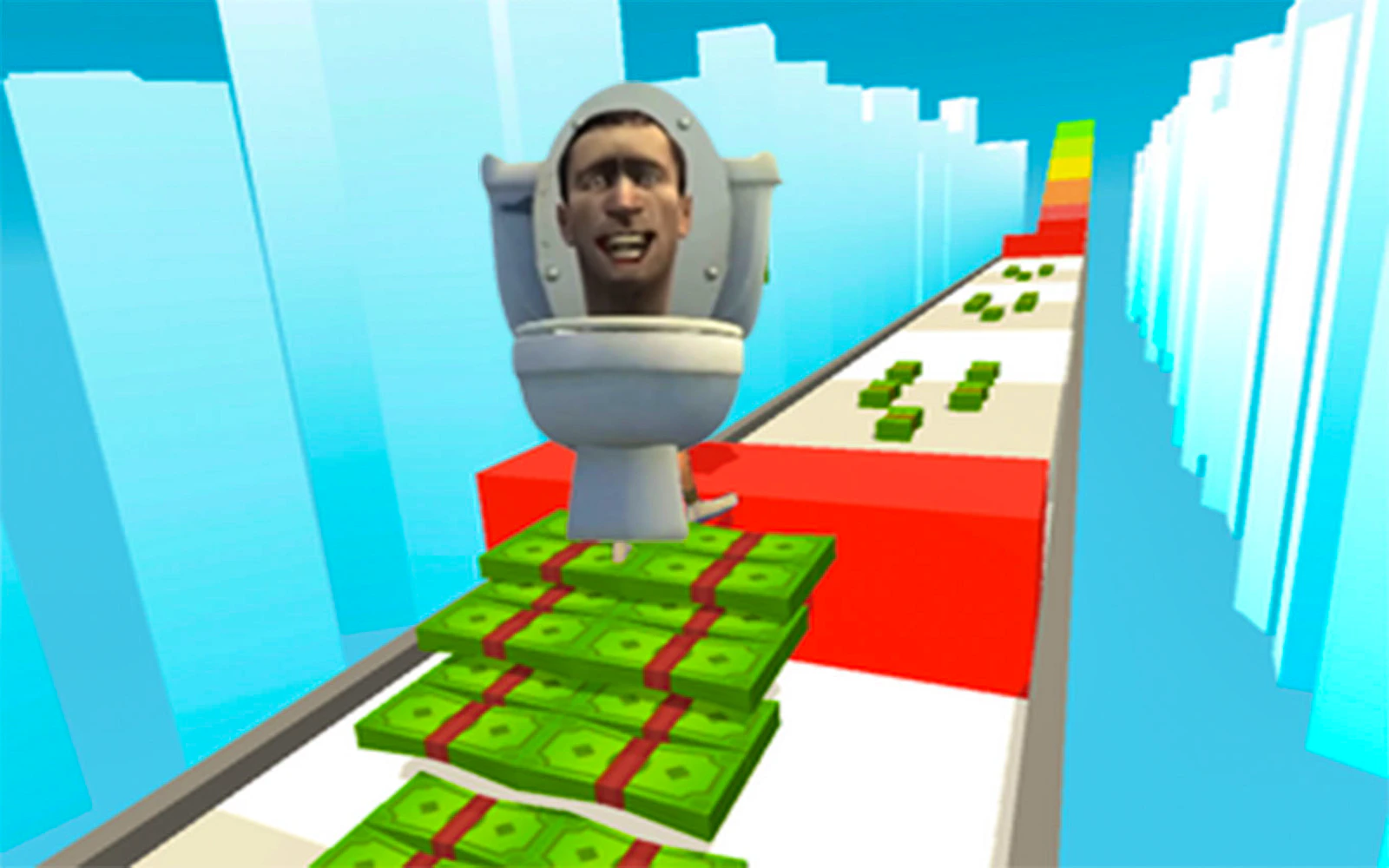 Skibidi Toilet Money Stack — free online arcade game on Glaze Games