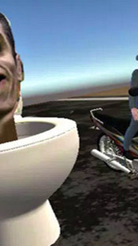 Skibidi Toilet Moto Bike Racing 2