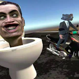 Skibidi Toilet Moto Bike Racing 2