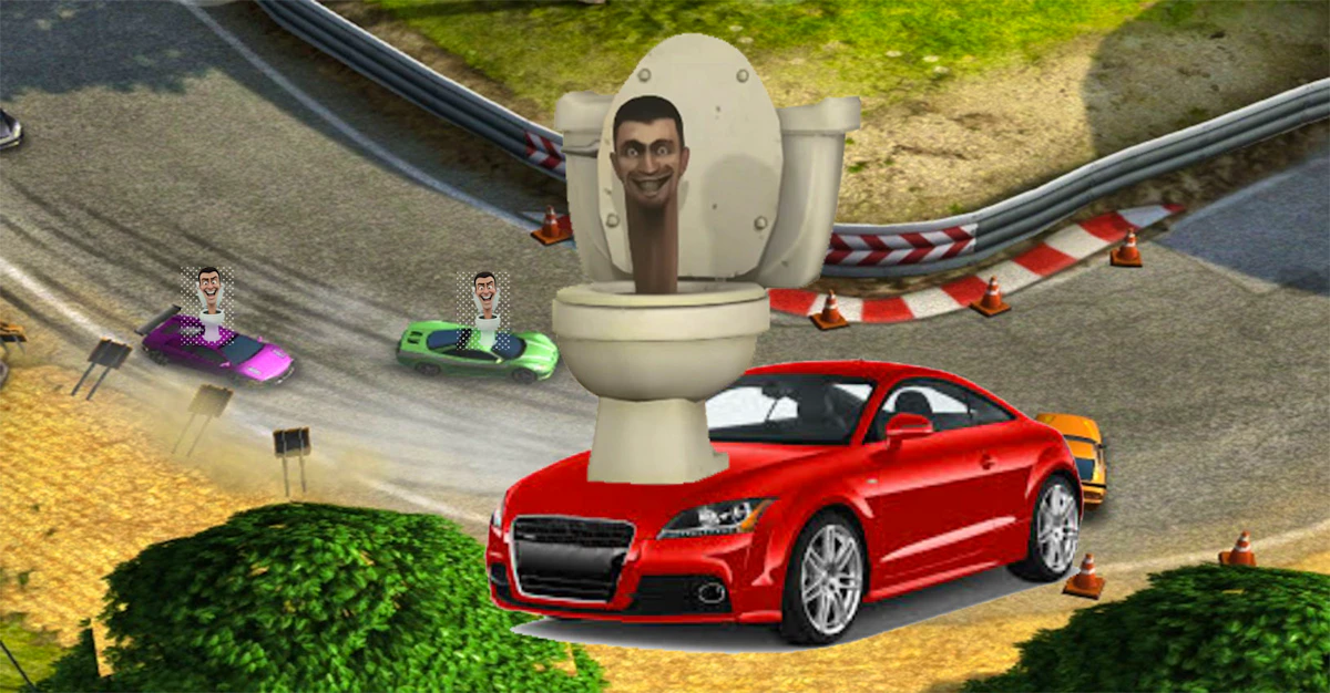 Play Skibidi Toilet Racing Multiplayer — free online Racing game