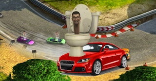 Skibidi Toilet Racing Multiplayer