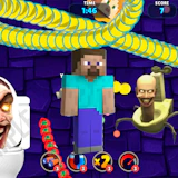 Skibidi Toilet Snake.io in Minecraft