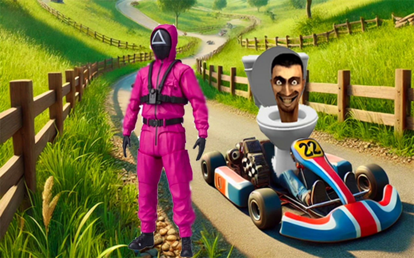 Skibidi Toilet Squid Game Kart Racing Online