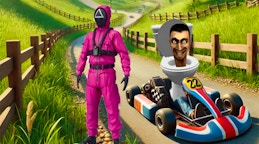 Skibidi Toilet Squid Game Kart Racing Online