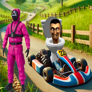 Skibidi Toilet Squid Game Kart Racing Online
