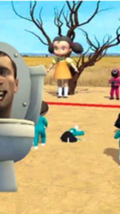 Skibidi Toilet Squid Game Red Light