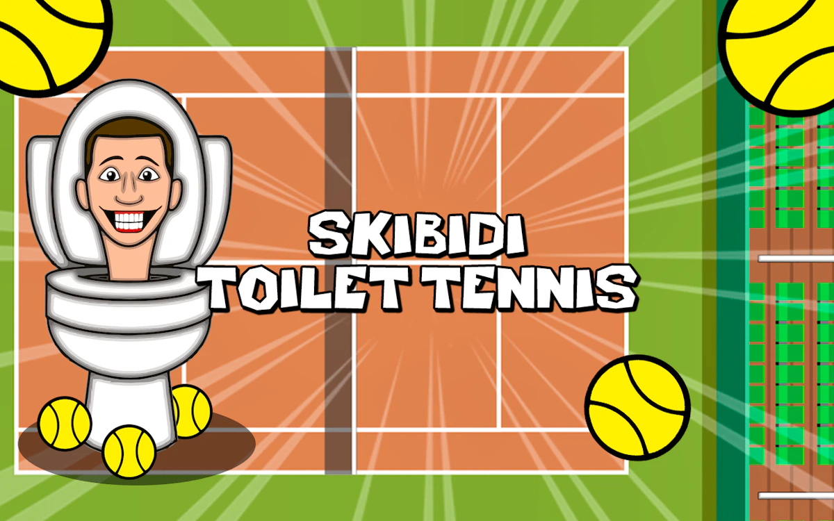 Play Skibidi Toilet Tennis — free online Sports game