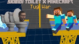 Skibidi Toilet X Minecraft Tug War