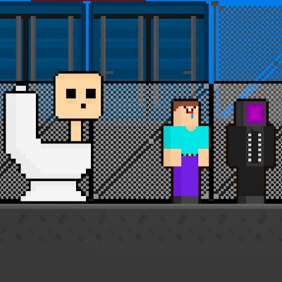 Skibidi vs Noob & Cameraman By Gamepix