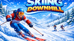 Skiing Downhill
