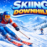 Skiing Downhill