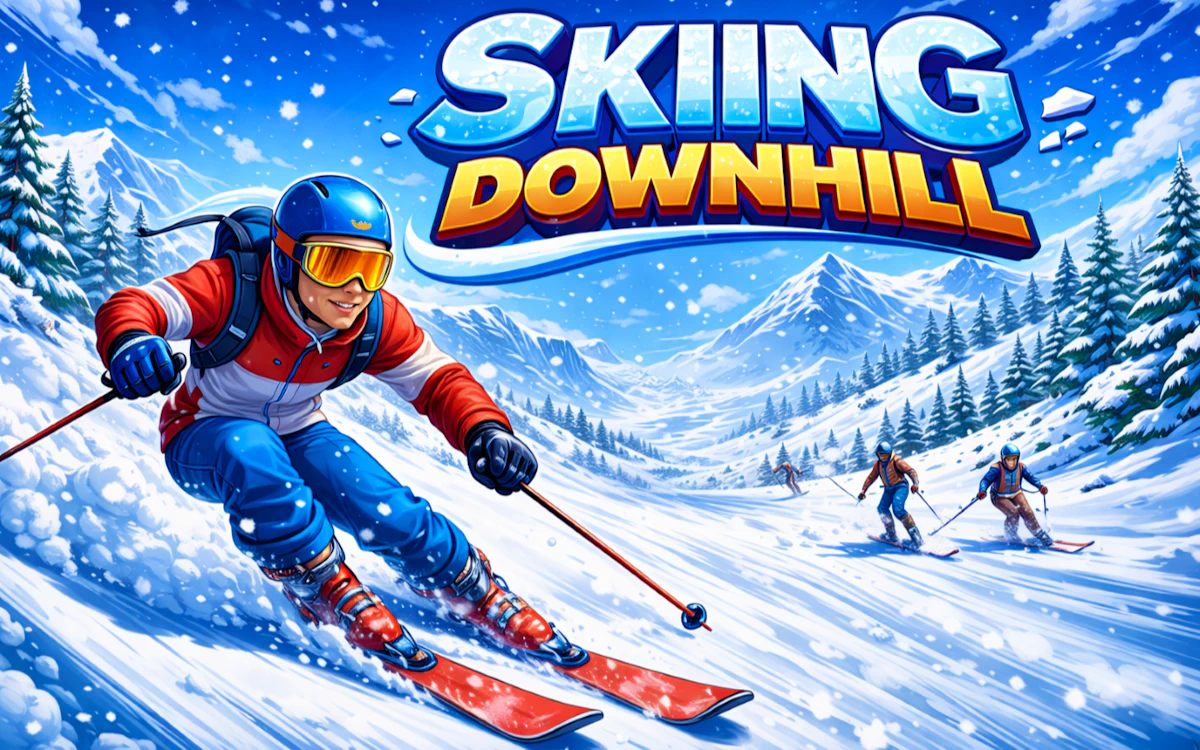 Play Skiing Downhill — free online Casual game