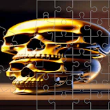 Skull Picture Scramble Challenge