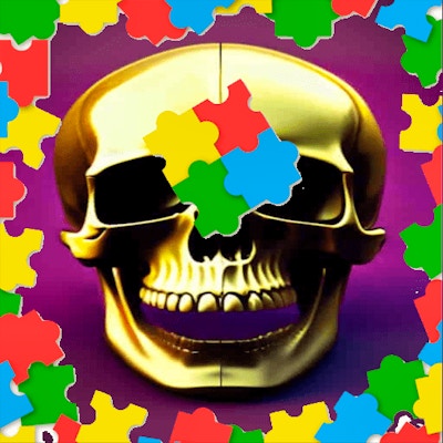 Skull Picture Scramble Challenge By Gamepix